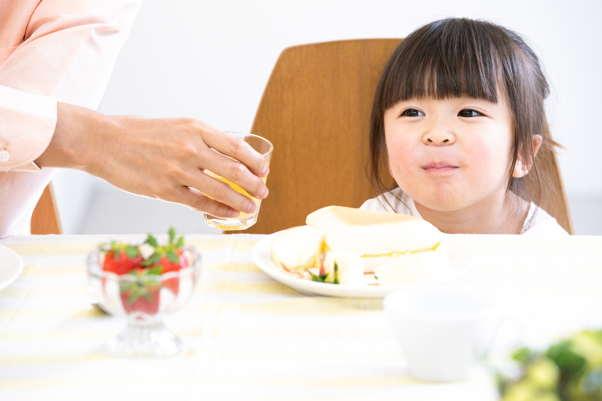 2歳　朝ごはん