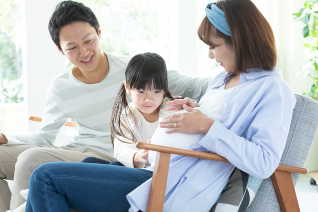 出産入院中 上の子 旦那