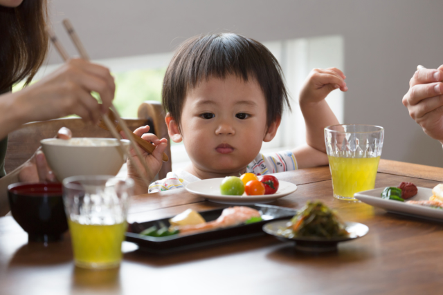 親とお昼ご飯