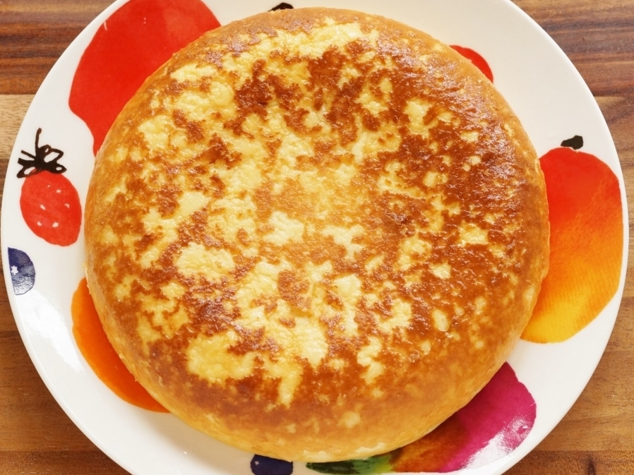 炊飯器で作るベイクドチーズケーキ。焼き型、オーブン一切不要！