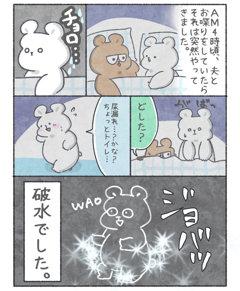 ちとせさんの出産レポ　初産