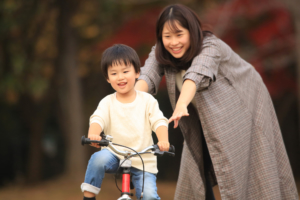 自転車　乗れない　子ども