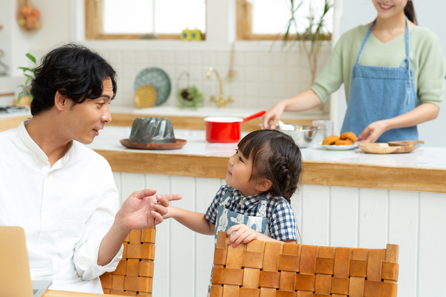 子ども　父親