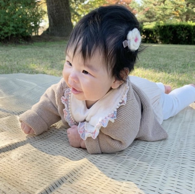 ふうかさんの赤ちゃんヘアアレンジ