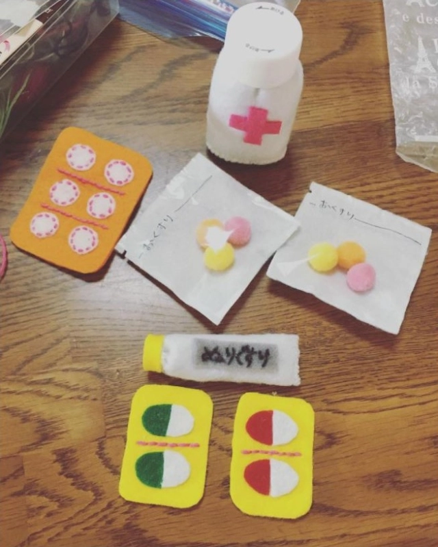 36 フェルトままごと お医者さん オーダーページ 36 フェルトままごと