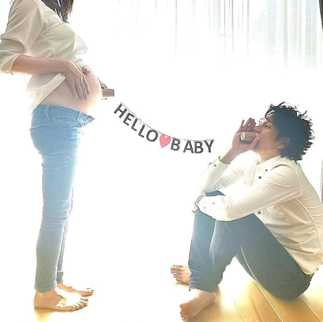 マタニティフォト。。丸山family♡ | スタジオCocoa水戸