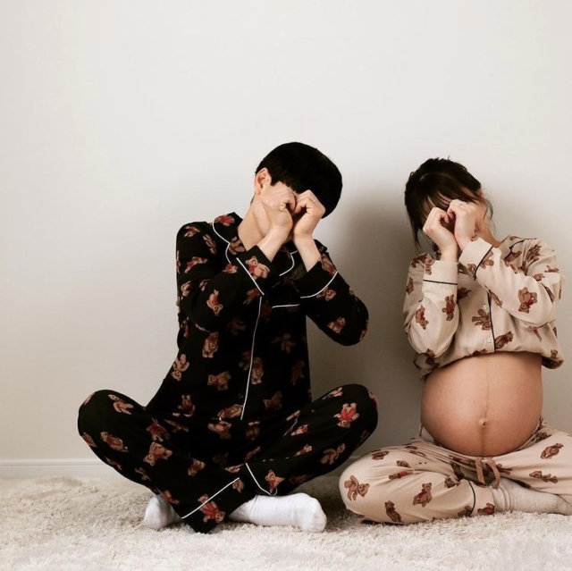 Self-maternity photo clothing