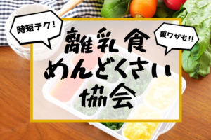 #離乳食めんどくさい協会｜時短♪裏ごし・みじん切りしない！？ｽｺﾞ技満載