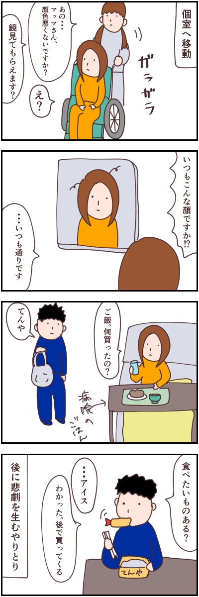 出産レポ　出産直後