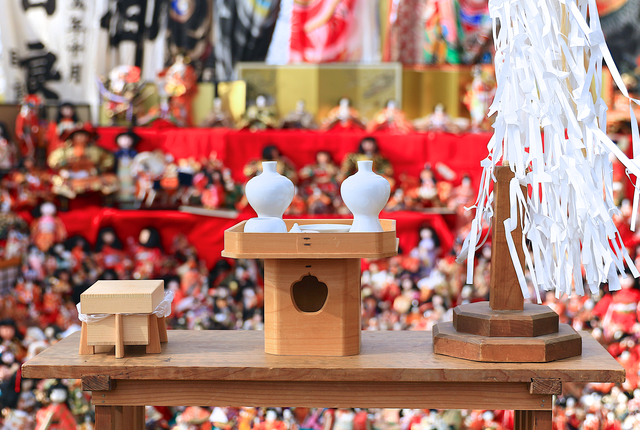 神社での人形供養