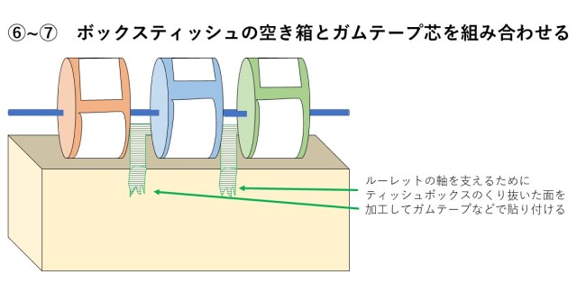 ガムテープおもちゃの作り方