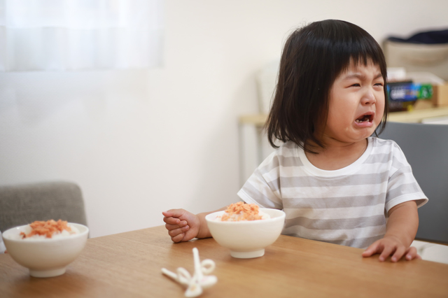 ご飯を嫌がる子ども