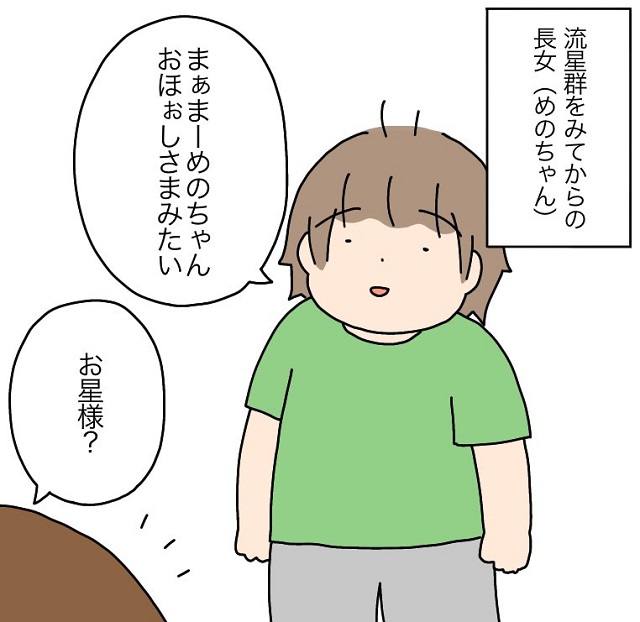 娘が流れ星に願ったもの