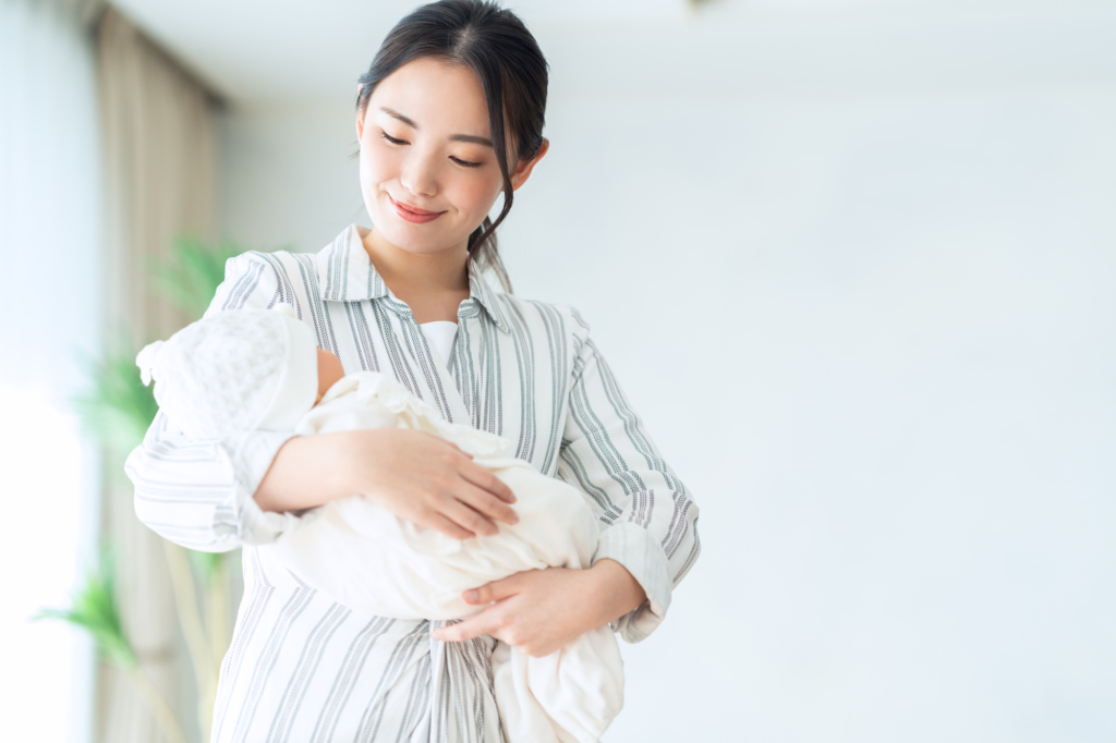 授乳しやすい普通の服