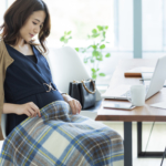 冷えている妊婦