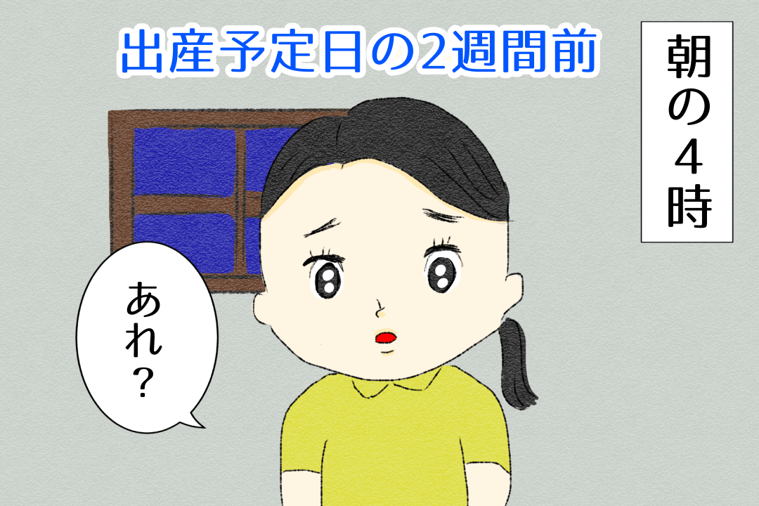 第1話 出産予定日の2週間前【かずママの初産レポ漫画】