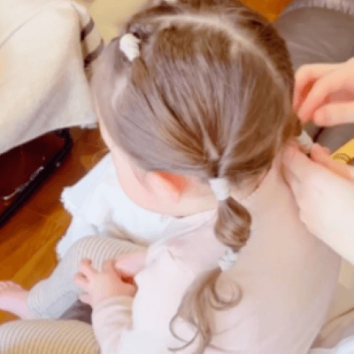 2歳ヘアアレンジ