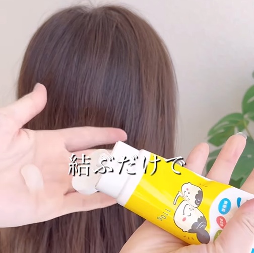 子どものセレモニーヘアはワセリンやヘアワックスをつけて