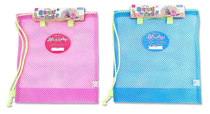 ダイソー　水切りできる網のバッグ